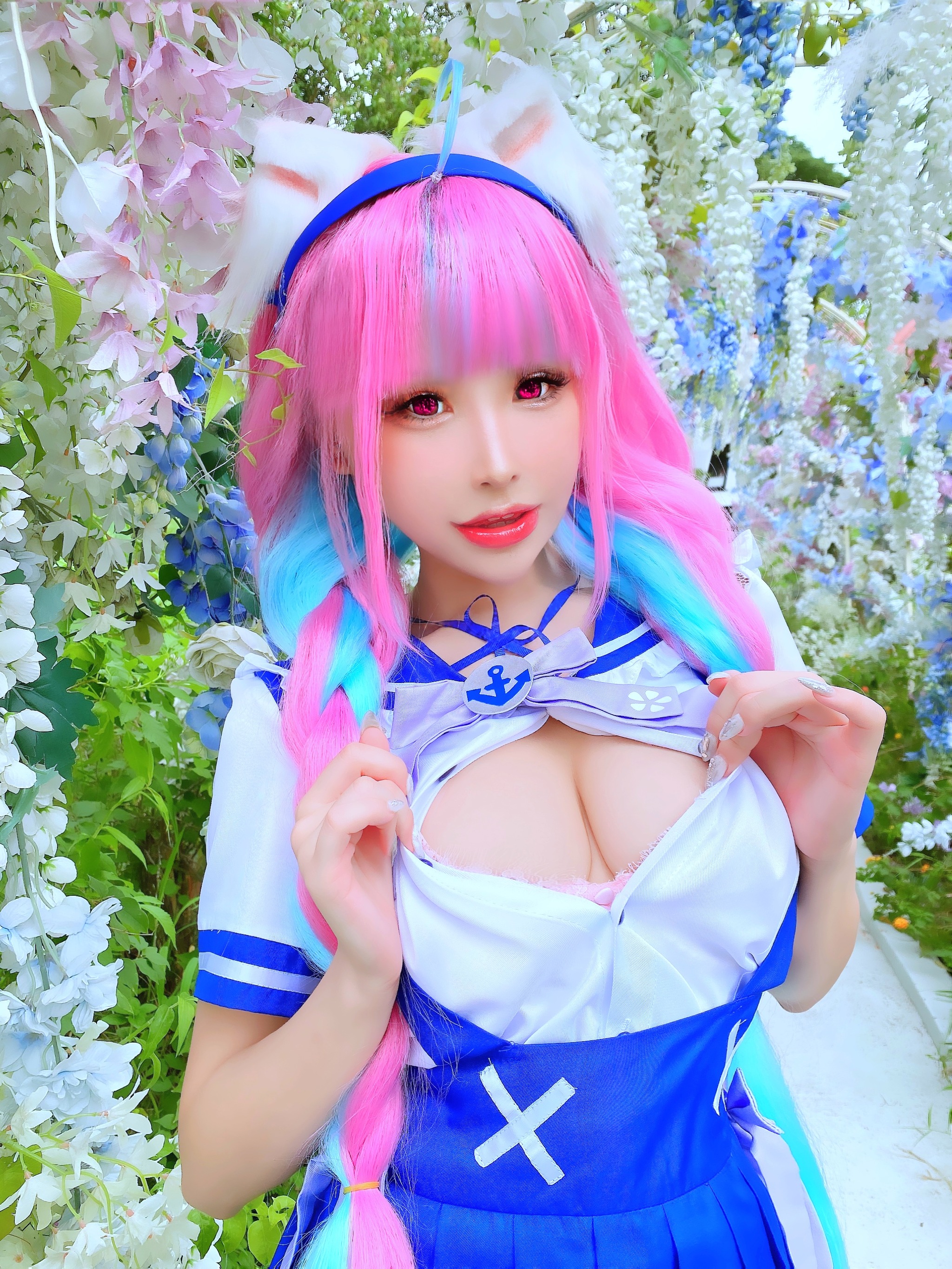 图片[1]-花リリ（Plant Lily） – NO.022 花リリ(Plant Lily) Minato Aqua [11P]-XikXak